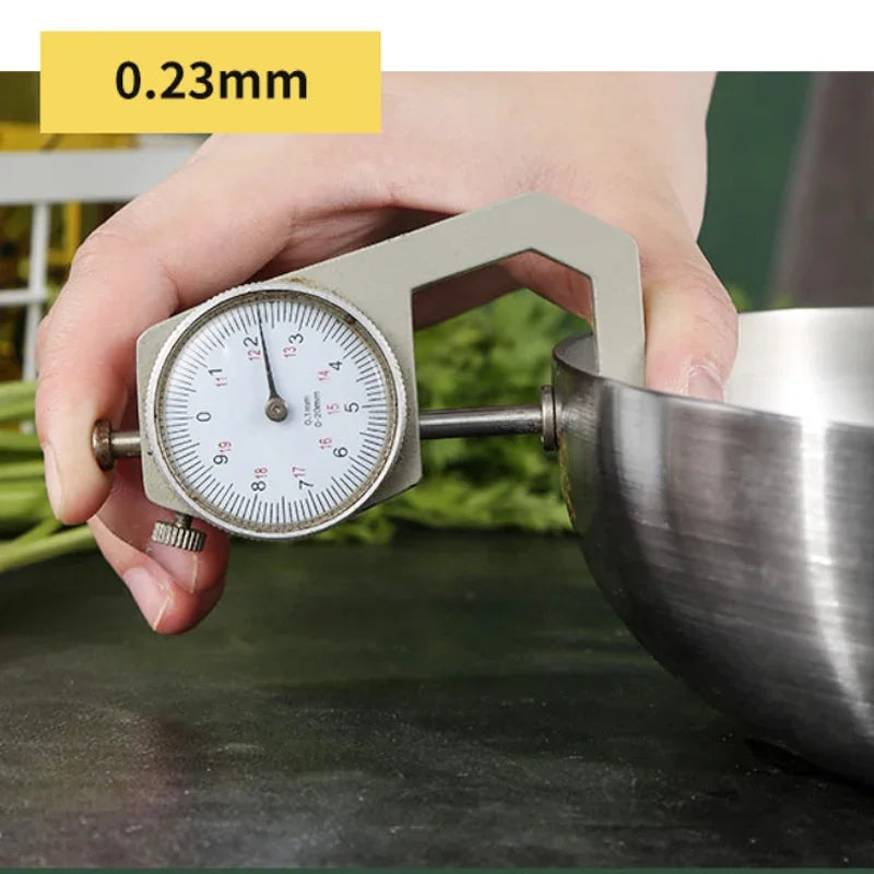 Premium 304 Stainless Steel Non-Stick Frying Pan – Uncoated Skillet for Gas & Induction Cooktops